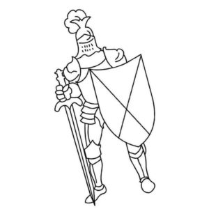 рыцарь с мечом и щитом