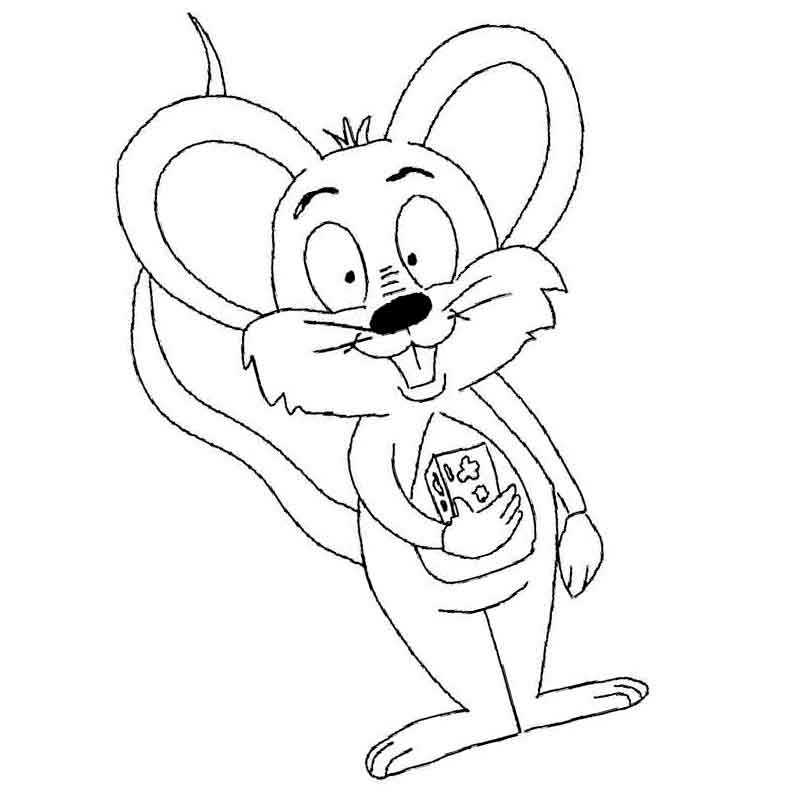 счастливая мышь