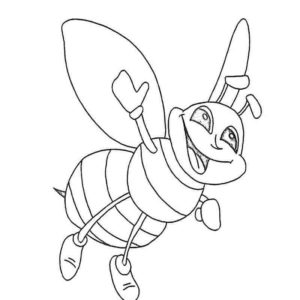 Симпатичная пчела