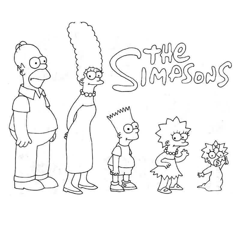 Симпсоны Вся Семья Симпсонов