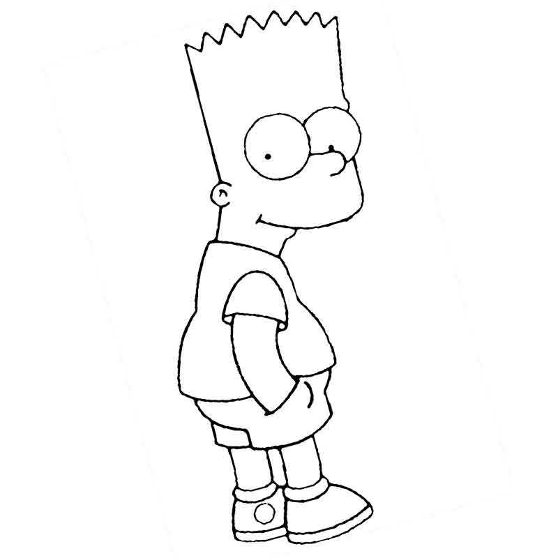 Симпсоны задумчивый Барт