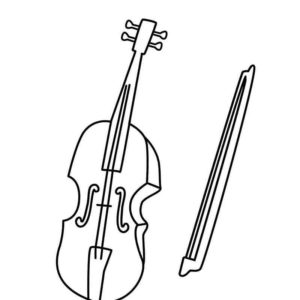 скрипки со смычком