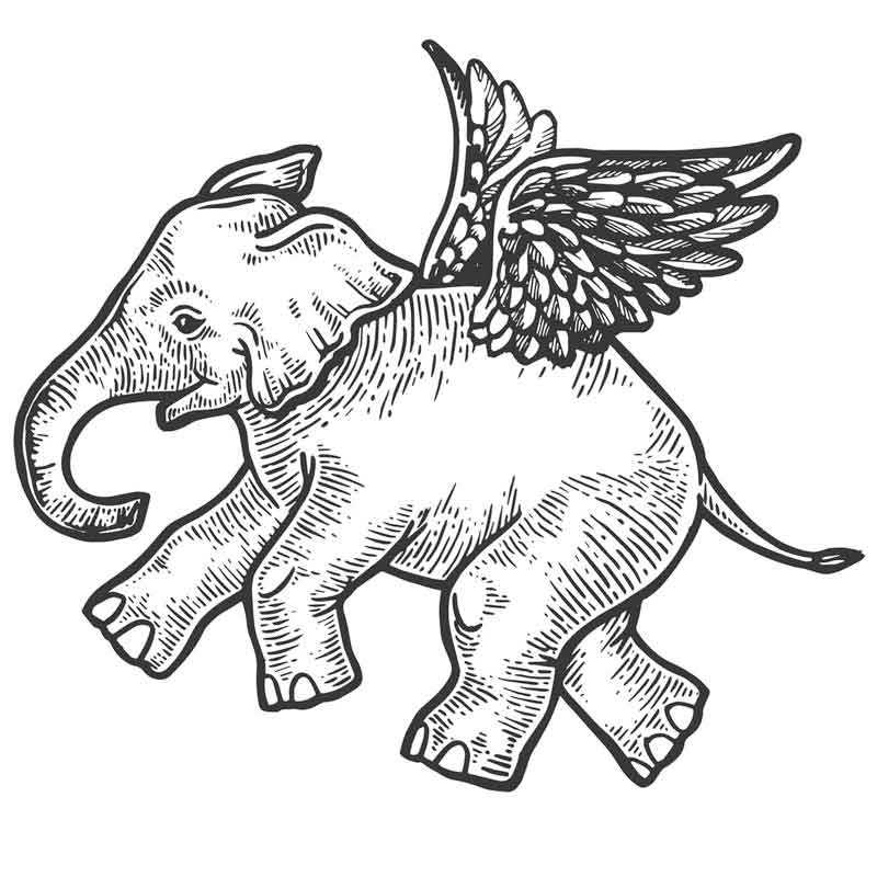 Слон с крыльями