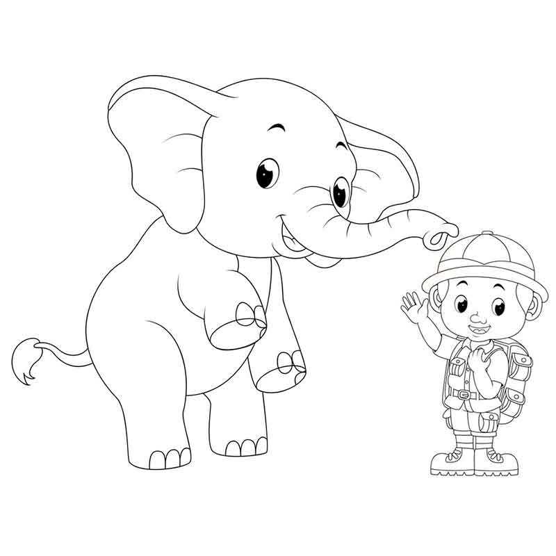 Слон с ребенком