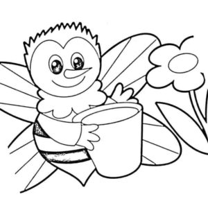 Смелая пчела