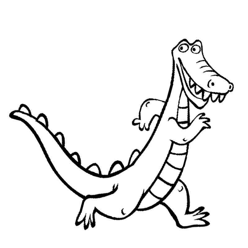 смешной крокодил