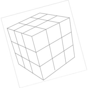собранный кубик рубик
