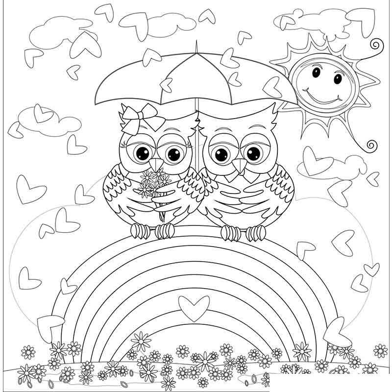 Раскраски для детей совы 22 штуки распечатать бесплатно