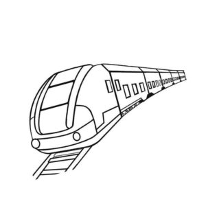 современный поезд метро
