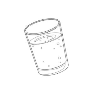 стакан газированной воды