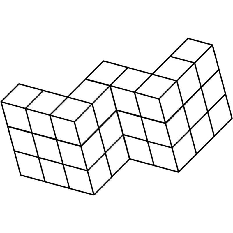 стена кубиков