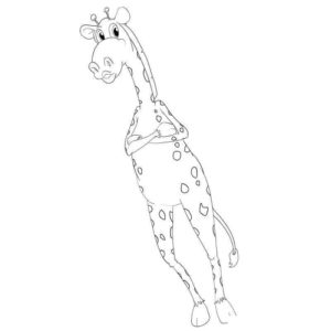 Стеснительный жираф
