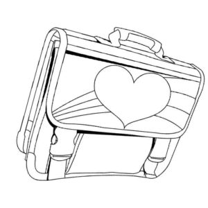 сумка с сердцем