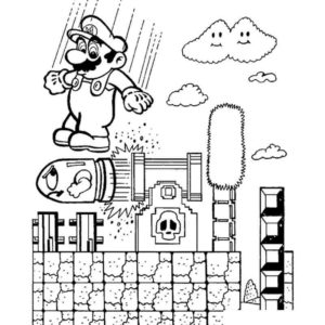 Супер Марио прыжок на ядро