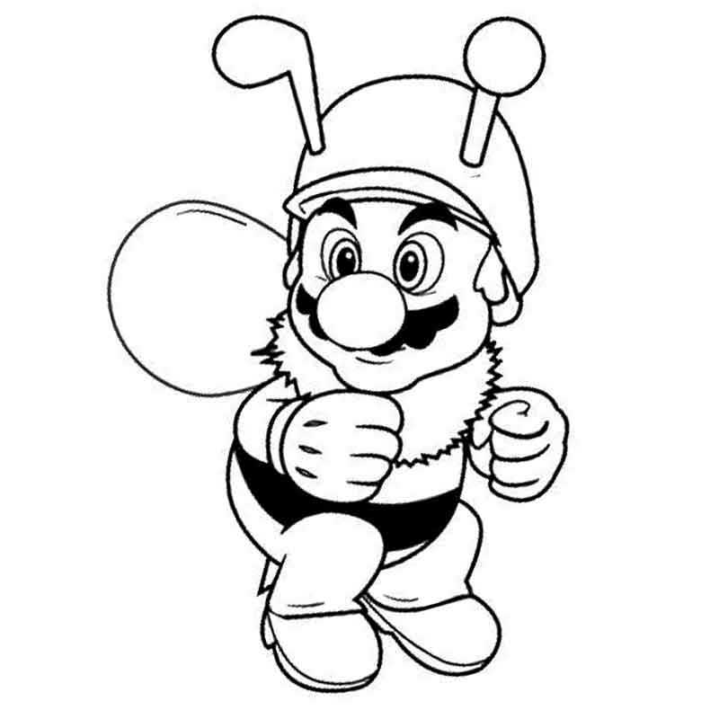 Супер Марио в роли пчелки