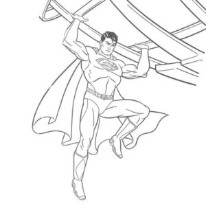 Супермен демонстрирует свою силу
