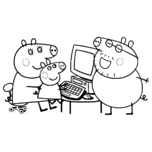 Свинки и компьютер