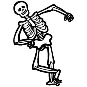 танцующий скелет
