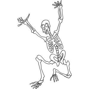 танец от скелета