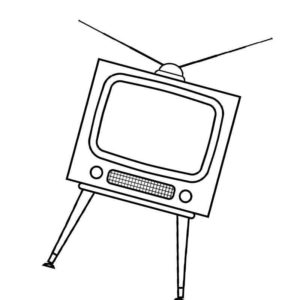 телевизор на стуле