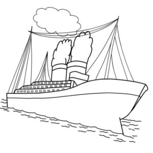 Титаник под облаком
