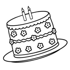 торт и две свечи