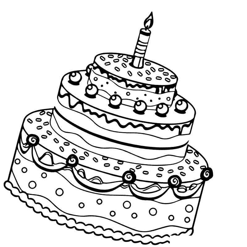 Идеи на тему «Торты-раскраски» (95) | раскраски, торт, украшение торта
