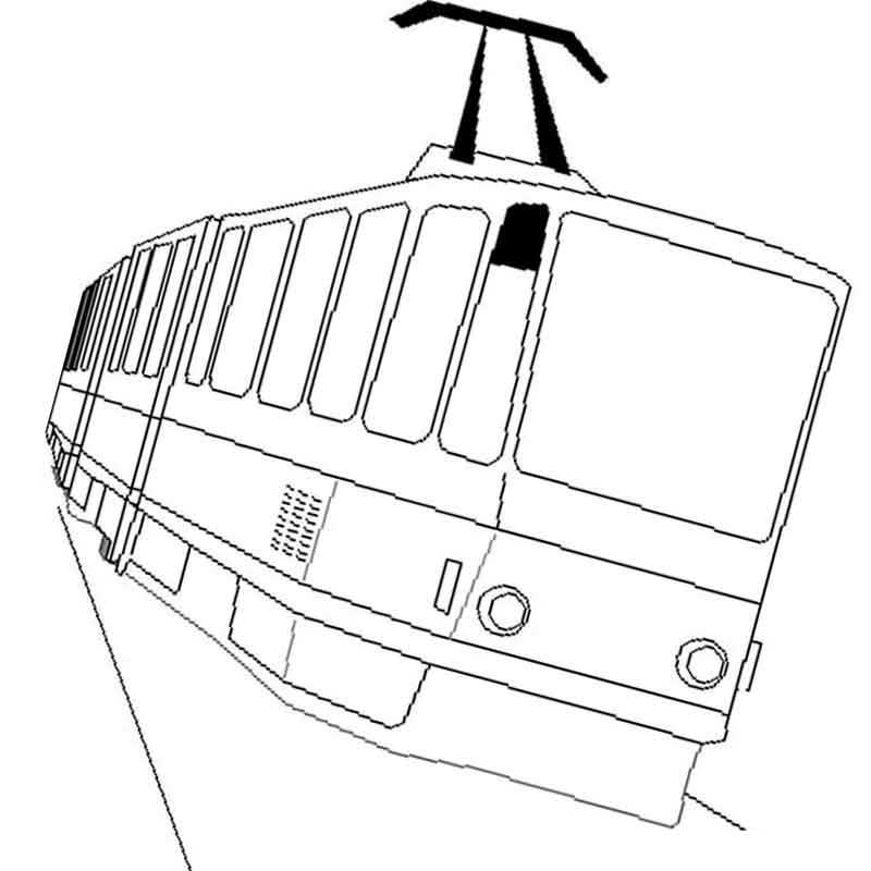 Трамвай катитна рельсах