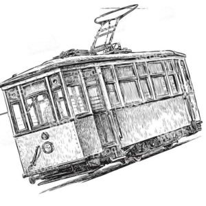 Трамвай с водителем
