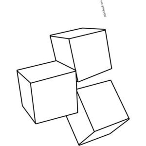три кубика в полете