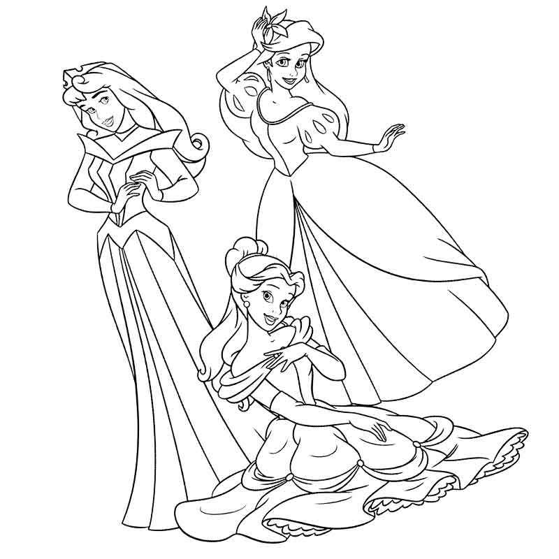Три принцессы Диснея