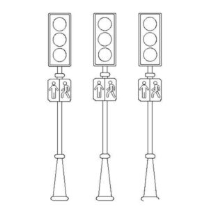 Три светофора в ряд