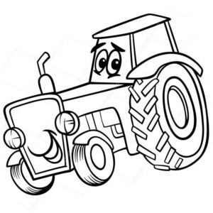 Улыбающийся трактор