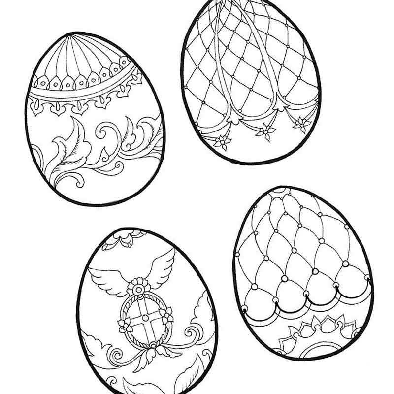 узоры на пасхальных яйцах