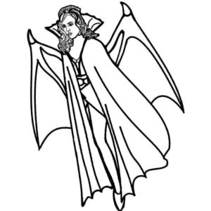 вампирша с крыльями