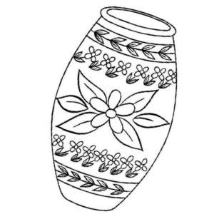 ваза с рисунком