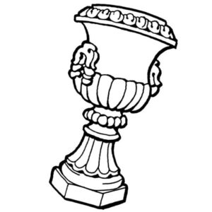 ваза в виде кубка