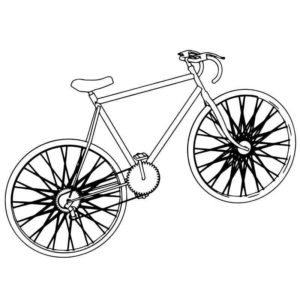 велосипед с большими колесами