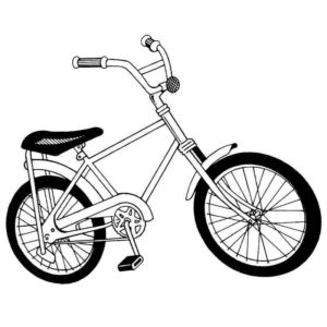 велосипед с большой седушкой