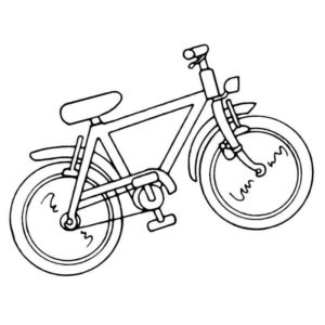 велосипед с фарой