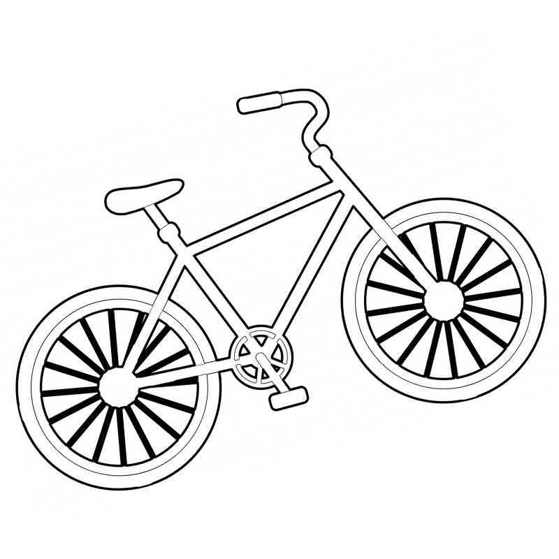 Велосипед с педалями