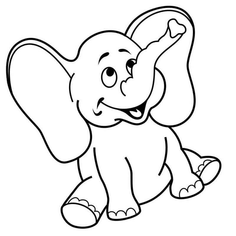 веселый малый слон