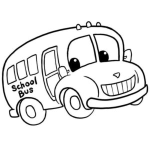 Веселый школьный автобус