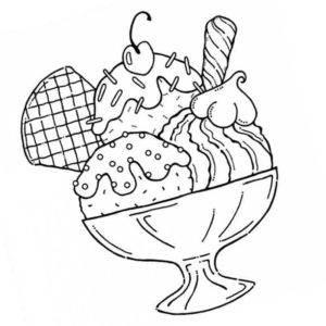 Вкусная сладость мороженое