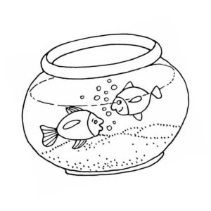 вода в аквариуме с рыбками