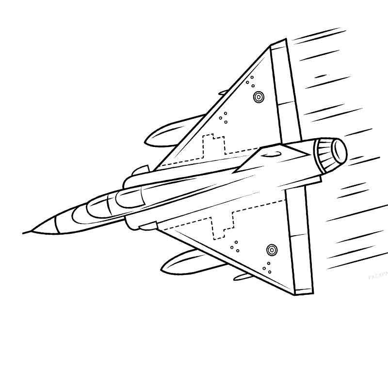 Военный самолет Дассо Сирад 2000