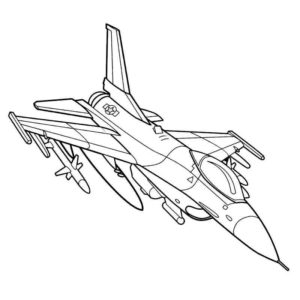Военный самолет ф-15