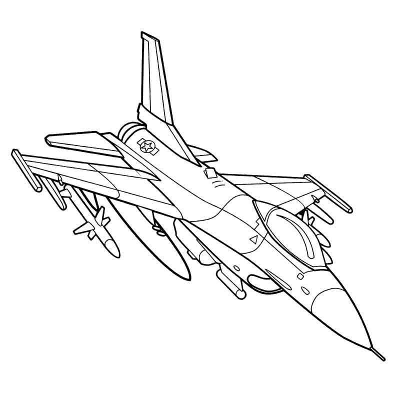 Военный самолет ф-15