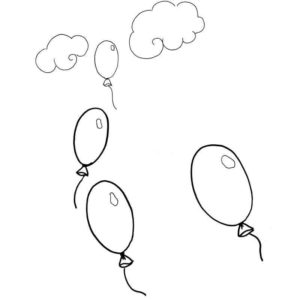 воздушные шары улетели в небо