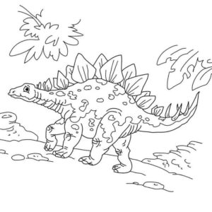 Взрослый стегозавр
